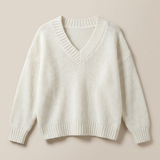 EMMA | Elegant Striktrøje med V-hals