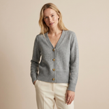 VICTORIA | Strikket Cardigan med Hjerteknapper