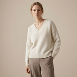 EMMA | Elegant Striktrøje med V-hals