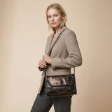 ELLA | Bronzet Clutch med Kæderem