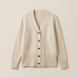 VICTORIA | Strikket Cardigan med Hjerteknapper