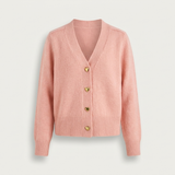 VICTORIA | Strikket Cardigan med Hjerteknapper