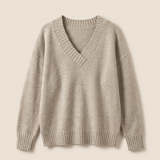 EMMA | Elegant Striktrøje med V-hals